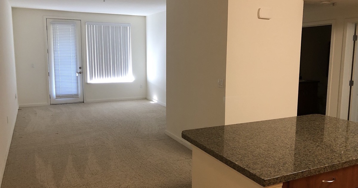 Furnished apartment living room