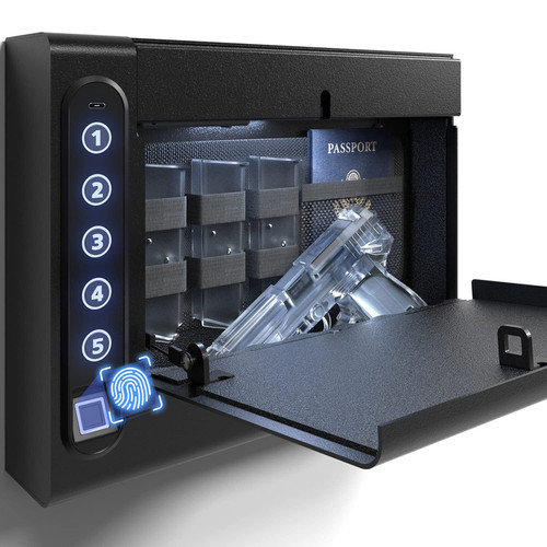 XDeer biometric wall safe